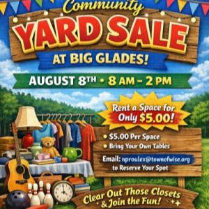 Youth Yard Sale Fundraiser